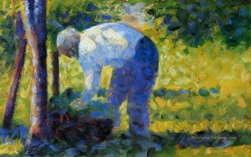 Georges Seurat œuvres - la jardinier 1884